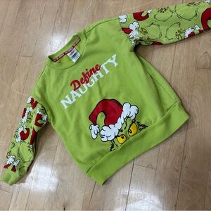 Green Grinch Christmas Sweater size 4t
